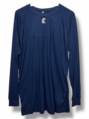 National Safety Apparel FR Control 2.0 Arc Flash Shirt XLT Navy HRC1 NFPA 70E